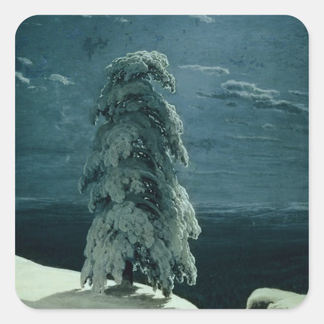 Adesivo Quadrado No Norte selvagem, 1891 (Frente)