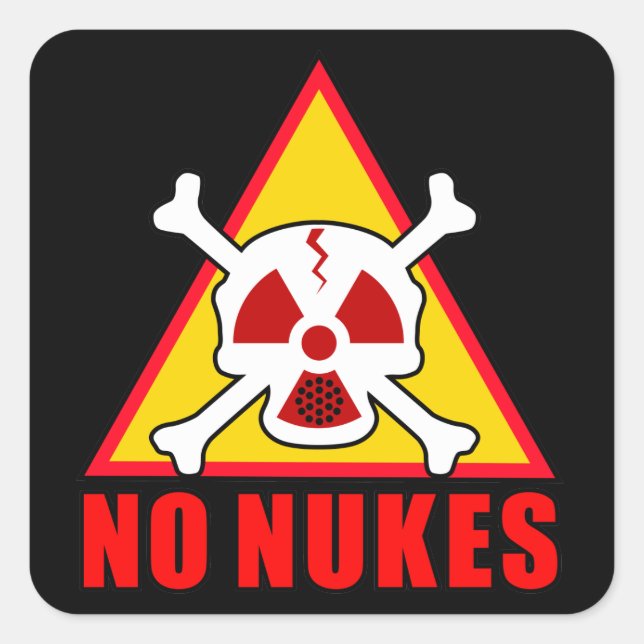 ADESIVO QUADRADO NO NUKES! (Frente)