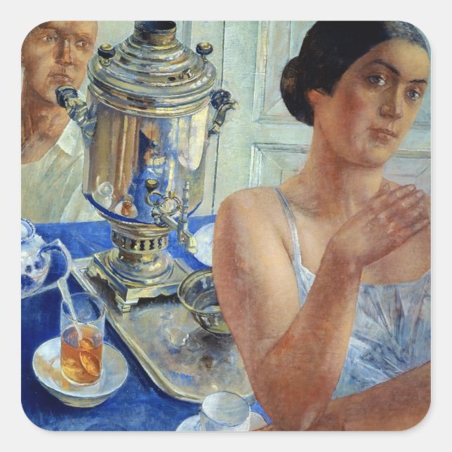 Adesivo Quadrado No Samovar, 1926 (Frente)