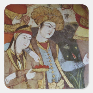Adesivo Quadrado Nobres na corte de Shah Abbas mim