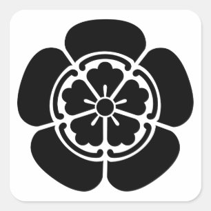 Adesivo Quadrado Nobunaga Oda