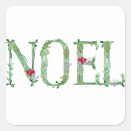 Adesivo Quadrado Noel
