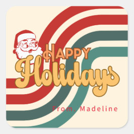 Adesivo Quadrado Noel Noel travesso