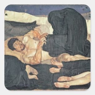 Adesivo Quadrado Noite, 1890 (óleo na canvas)