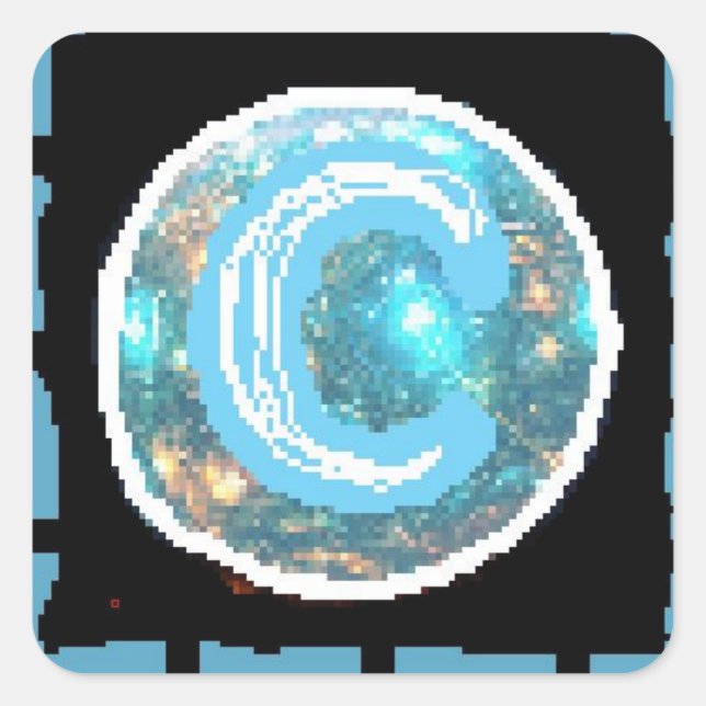 Adesivo Quadrado Noite de Lua (Frente)