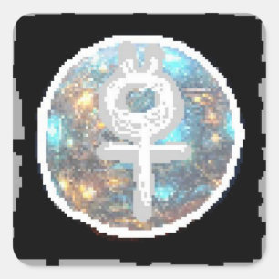 Adesivo Quadrado Noite de Mercúrio