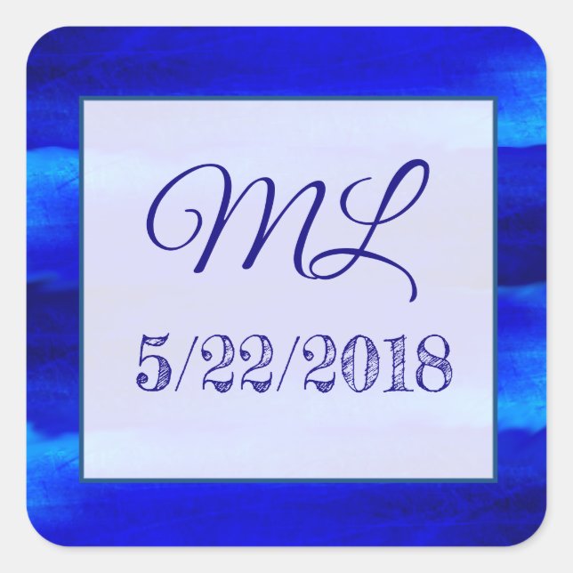 Adesivo Quadrado Noiva de Casamento e Autocolantes (Frente)