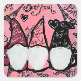 ADESIVO QUADRADO NOME