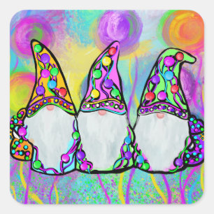 ADESIVO QUADRADO NOME