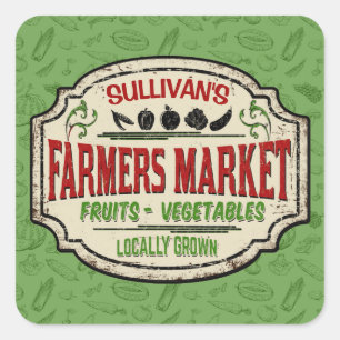 Adesivo Quadrado NOME DO PRODUTO DE Jardim Fresco