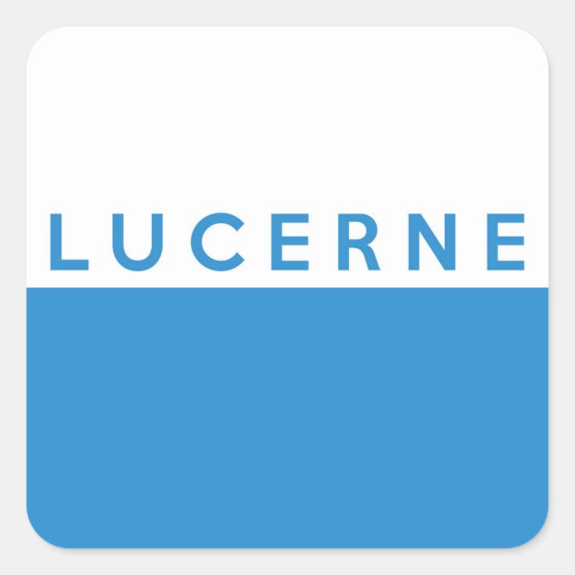 Adesivo Quadrado nome do texto do sinalizador de suíte de província (Frente)