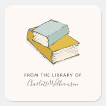 Nome Personalizado da Biblioteca do Bookplate