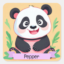 Nome Personalizado de Panda de Bebê