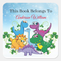 Nome Personalizado Dinossauro Engraçado, deixa 4º