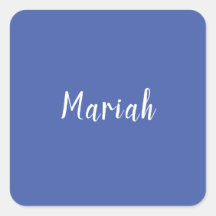 Nome Próprio Mínimo Simples Caligrafia Azul Script