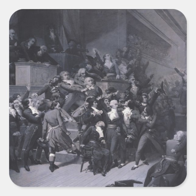 Adesivo Quadrado Nono Termidor, c.1840 (Frente)