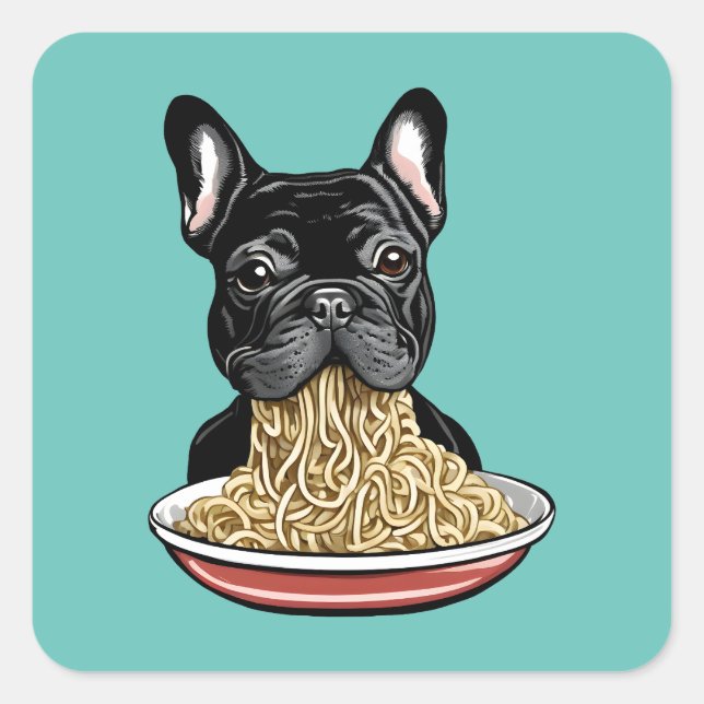 Adesivo Quadrado Noodle Eater (Frente)
