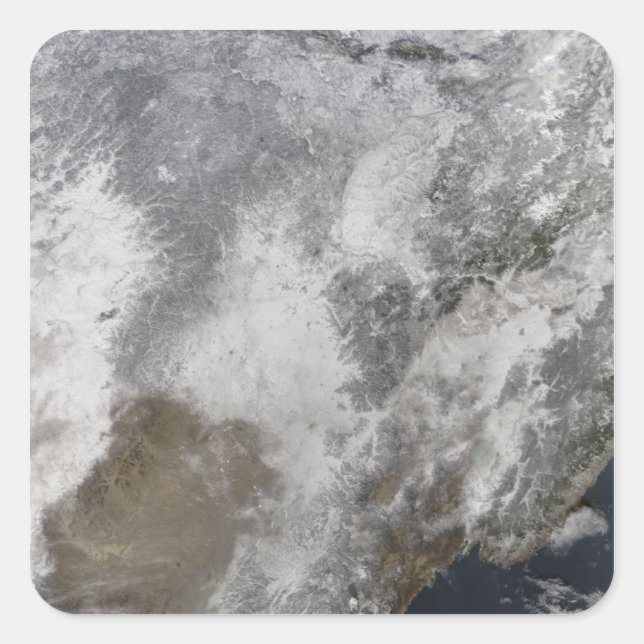 Adesivo Quadrado Nordeste da China (Frente)