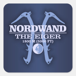 Adesivo Quadrado Nordwand "The Eiger"