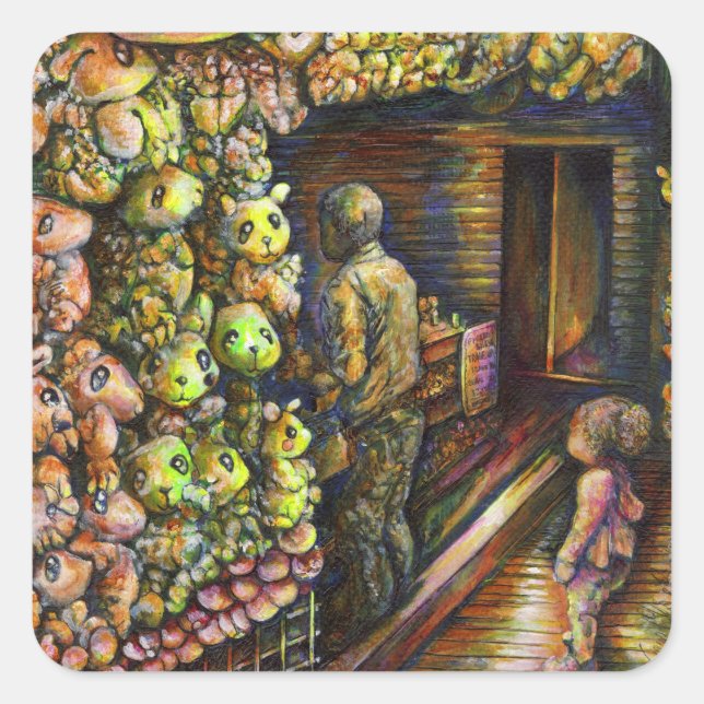 Adesivo Quadrado Norte do Circo (Frente)