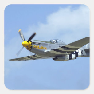 Adesivo Quadrado North American P-51D Mustang, Little Horse