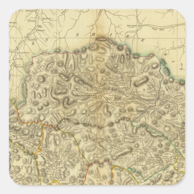 Adesivo Quadrado North Angusshire (Frente)