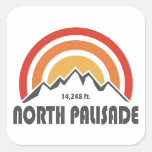 Adesivo Quadrado North Palisade Califórnia