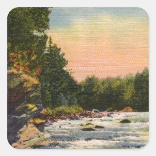 Adesivo Quadrado Northland Rapids