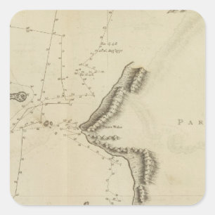 Adesivo Quadrado Norton Sound, Bherings Strait, Alasca