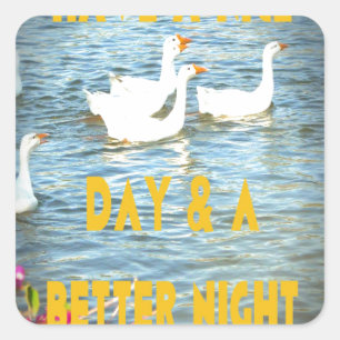 Adesivo Quadrado Nós sempre deixamos nossos clientes felizes e sati