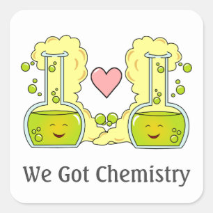 Adesivo Quadrado Nós temos química