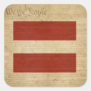 Adesivo Quadrado Nós TODAS AS pessoas = IGUALDADE