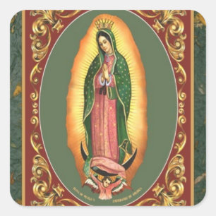 Adesivo Quadrado nossa dama de guadalupe