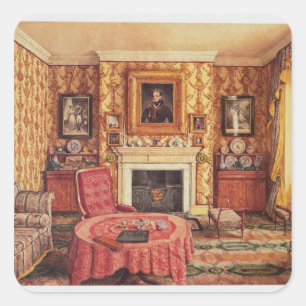 Adesivo Quadrado Nossa sala de estar em York