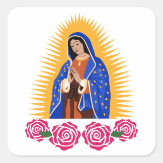 Adesivo Quadrado Nossa Senhora de Guadalupe