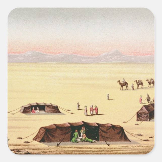 Adesivo Quadrado Nosso Campo do Deserto (Frente)