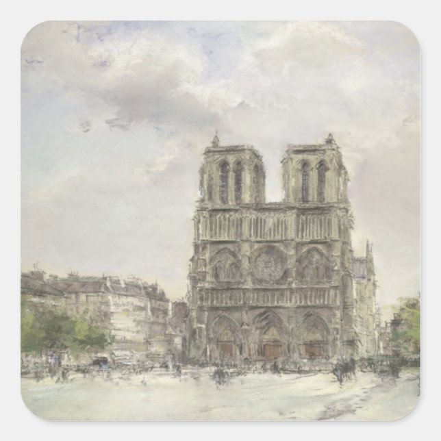 Adesivo Quadrado Notre Dame (Frente)