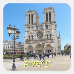 Adesivo Quadrado Notre Dame PARIS