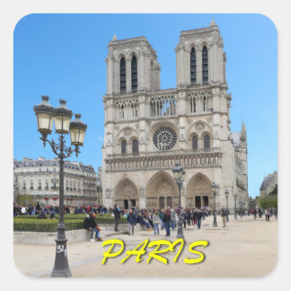 Adesivo Quadrado Notre Dame PARIS