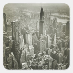 Adesivo Quadrado Nova Iorque