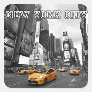 Adesivo Quadrado Nova Iorque - Times Square - EUA