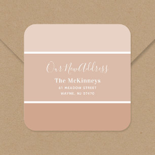 Adesivo Quadrado Nova Morada de Nova Monitorização de Paint Rust