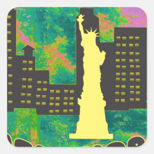 Adesivo Quadrado Nova York