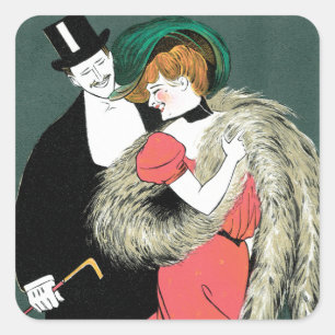 Adesivo Quadrado Novita Per Signora ~ E.A. Mele co.