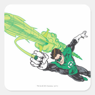 Adesivo Quadrado Novo Lanterna Verde 5