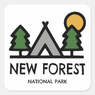 Adesivo Quadrado Novo Parque Nacional Florestal