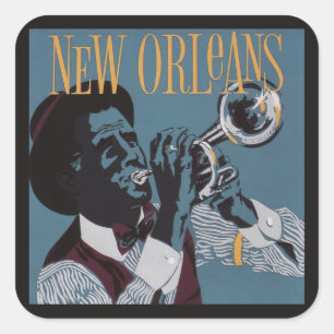 Adesivo Quadrado Novos Orleans