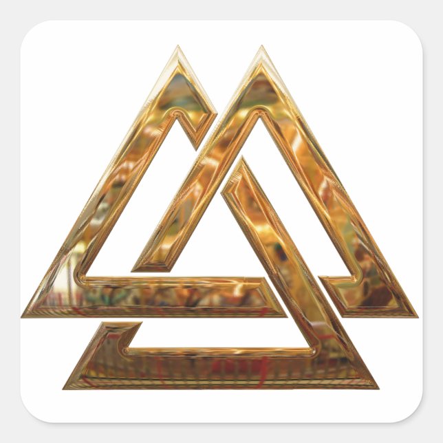 Adesivo Quadrado Noz-de-ouro (Frente)