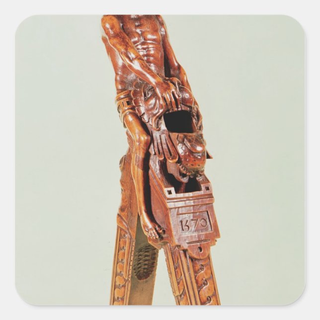 Adesivo Quadrado Nozes sob a forma de homem (Frente)