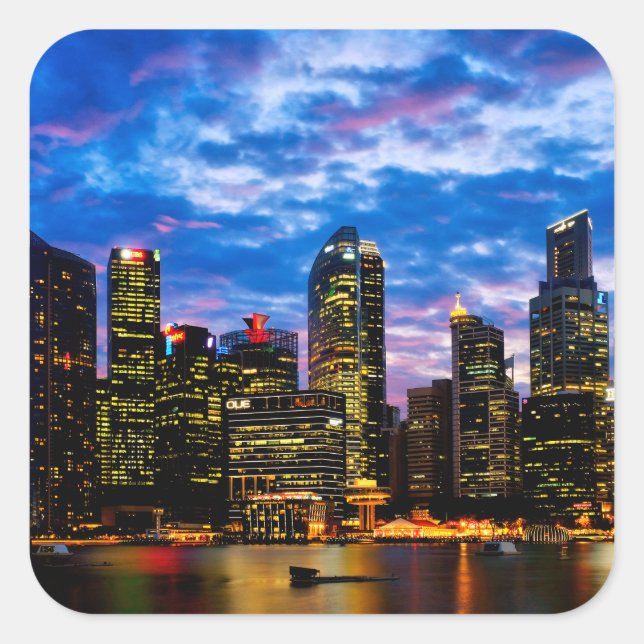 Adesivo Quadrado núcleo do centro (Frente)